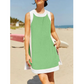 ⏰Hot Sale 50% OFF🎽Women's Casual Color Block Sleeveless Tops Matching Shorts🩳 with Pockets