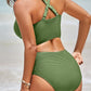 👙2025 New Type 50% OFF 👙Textured Knot-Front High-Waisted Bikini Set