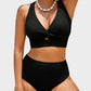 👙2025 New Type 50% OFF 👙Textured Knot-Front High-Waisted Bikini Set