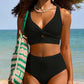 👙2025 New Type 50% OFF 👙Textured Knot-Front High-Waisted Bikini Set