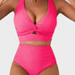 👙2025 New Type 50% OFF 👙Textured Knot-Front High-Waisted Bikini Set