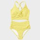 👙2025 New Type 50% OFF 👙Textured Knot-Front High-Waisted Bikini Set