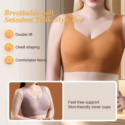 🔥Hot Sale 49% OFF✨Breathable Soft Seamless Tank-Style Bra