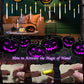 🎃Halloween Sale 50% OFF😮Halloween Decorations-Floating Candles with Wand🧙