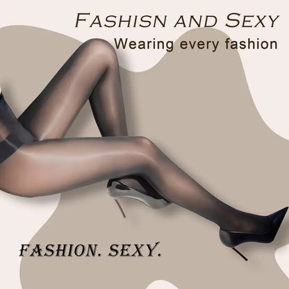 🏆 BUY 1 GET 1 FREE! 🔥 Women’s Sheer Tights – High-Waisted Transparent Shiny Pantyhose for Party & Daily Wear