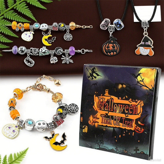 🎃👻LAST DAY PROMOTION 50%OFF💜🎁Halloween Treasures Charm Bracelet