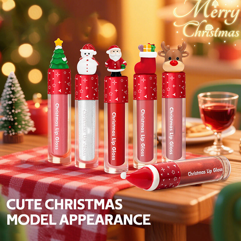 💥Black Friday Sale 50% OFF🎁Christmas Waterproof Long-Lasting Lip Gloss Set💋