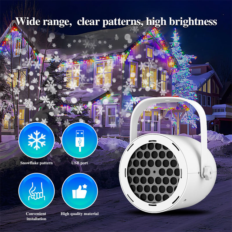 🔥Christmas Gift-50% OFF🎅16-Pattern USB Christmas Projector Light✨