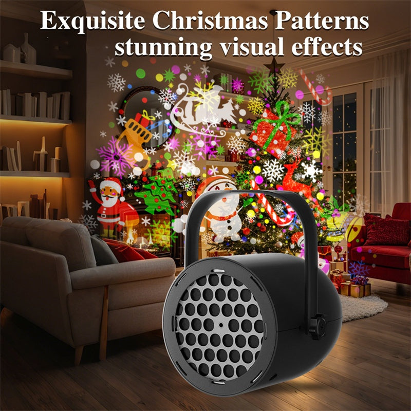 🔥Christmas Gift-50% OFF🎅16-Pattern USB Christmas Projector Light✨