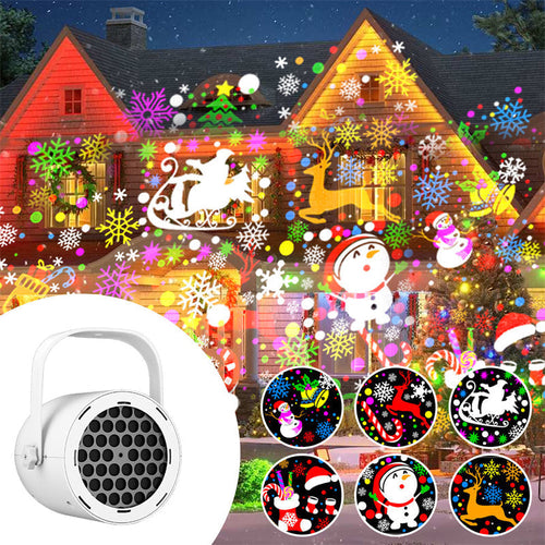 🔥Christmas Gift-50% OFF🎅16-Pattern USB Christmas Projector Light✨