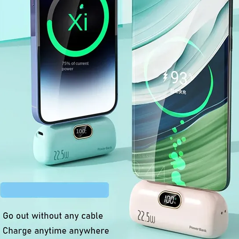⏰Limited Offer 50% OFF!🔥ChargeGo™ 5000mAh Mini Power Bank – Ultra-Portable & Universally Compatible🔋📱