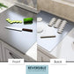 ✨ Stainless Steel Countertop Chopping Board – Hygienic, Knife-Friendly & Easy-Clean Surface 🍽️