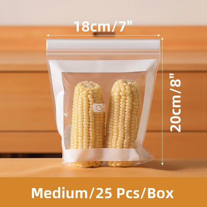 🔐 Members-Only Style Deal 💎Transparent Food-Grade Reinforced Double-Seal Bags