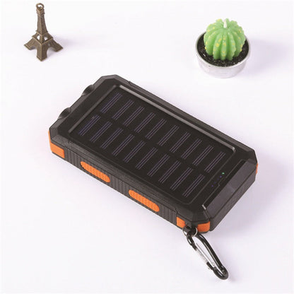 ☀️50% OFF NOW! Portable Solar Power Bank – Waterproof Solar Charger with Dual LED Flashlight, Heavy-Duty Shockproof Outdoor Power Bank for Camping, Hiking & Emergency