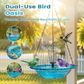 Outdoor Hanging Fountain Bird Bath & Feeder