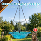 Outdoor Hanging Fountain Bird Bath & Feeder