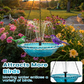 Outdoor Hanging Fountain Bird Bath & Feeder