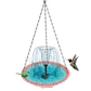 Outdoor Hanging Fountain Bird Bath & Feeder