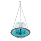 Outdoor Hanging Fountain Bird Bath & Feeder