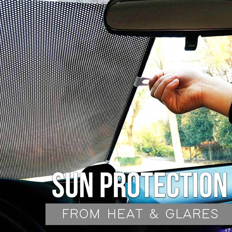 🌞 50% OFF NOW! 🚗 Retractable Car Window Sunshade – Adjustable UV Protection Roller Blind