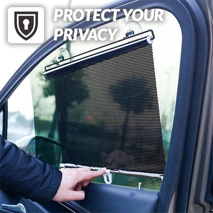 🌞 50% OFF NOW! 🚗 Retractable Car Window Sunshade – Adjustable UV Protection Roller Blind