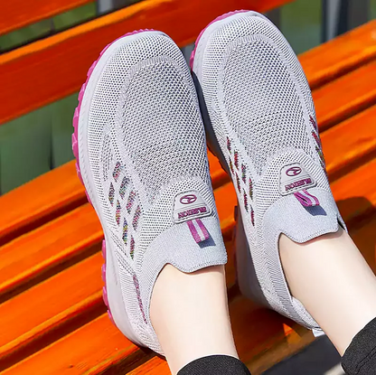 🔥50% OFF NOW! 🦶 Fly Knit Woven Orthopedic Arch Support Slip-on Shoes – Breathable, Cushioned & Perfect for All-Day Comfort 👣