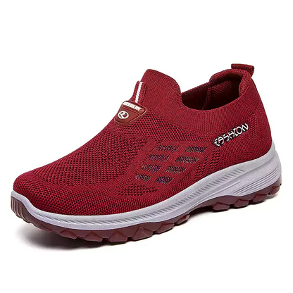 🔥50% OFF NOW! 🦶 Fly Knit Woven Orthopedic Arch Support Slip-on Shoes – Breathable, Cushioned & Perfect for All-Day Comfort 👣