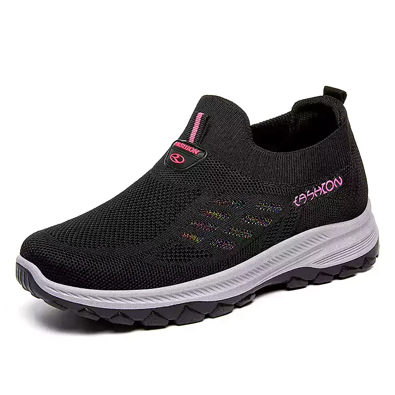 🔥50% OFF NOW! 🦶 Fly Knit Woven Orthopedic Arch Support Slip-on Shoes – Breathable, Cushioned & Perfect for All-Day Comfort 👣