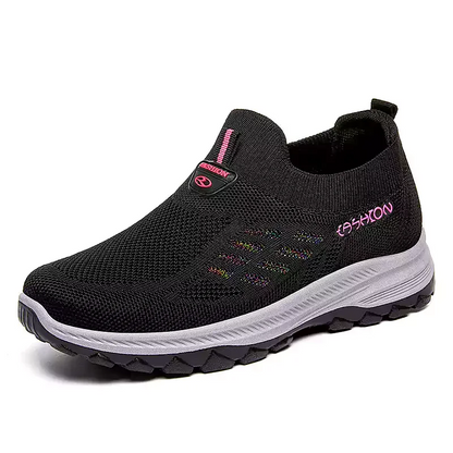 🔥50% OFF NOW! 🦶 Fly Knit Woven Orthopedic Arch Support Slip-on Shoes – Breathable, Cushioned & Perfect for All-Day Comfort 👣