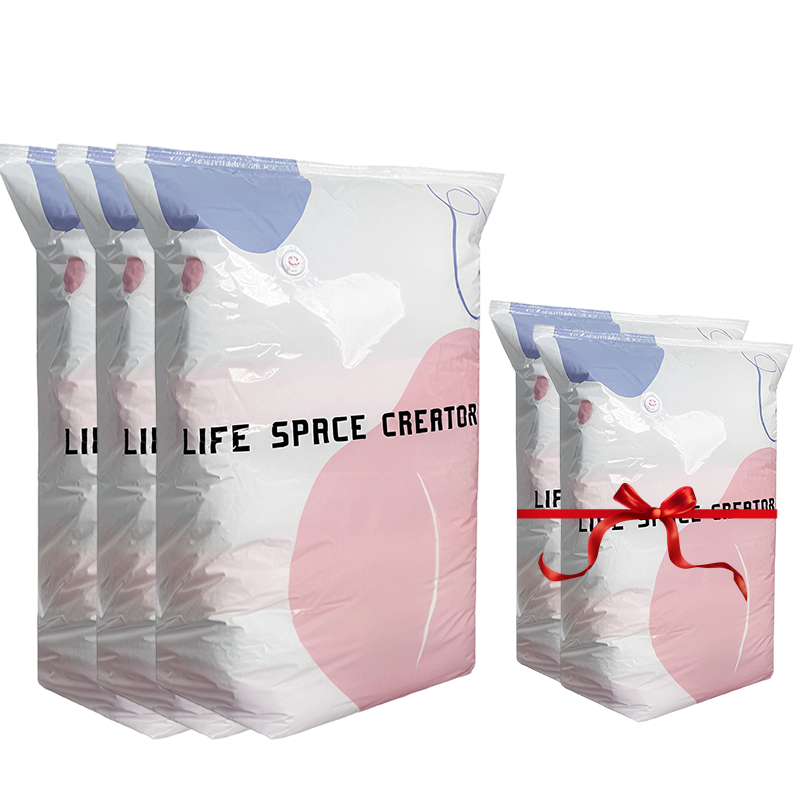 ⏳LAST DAY SALE ONLY £4.99!🏆🧳No-Pump Vacuum Storage Bags – Space-Saving Compression Bags for Clothes & Bedding