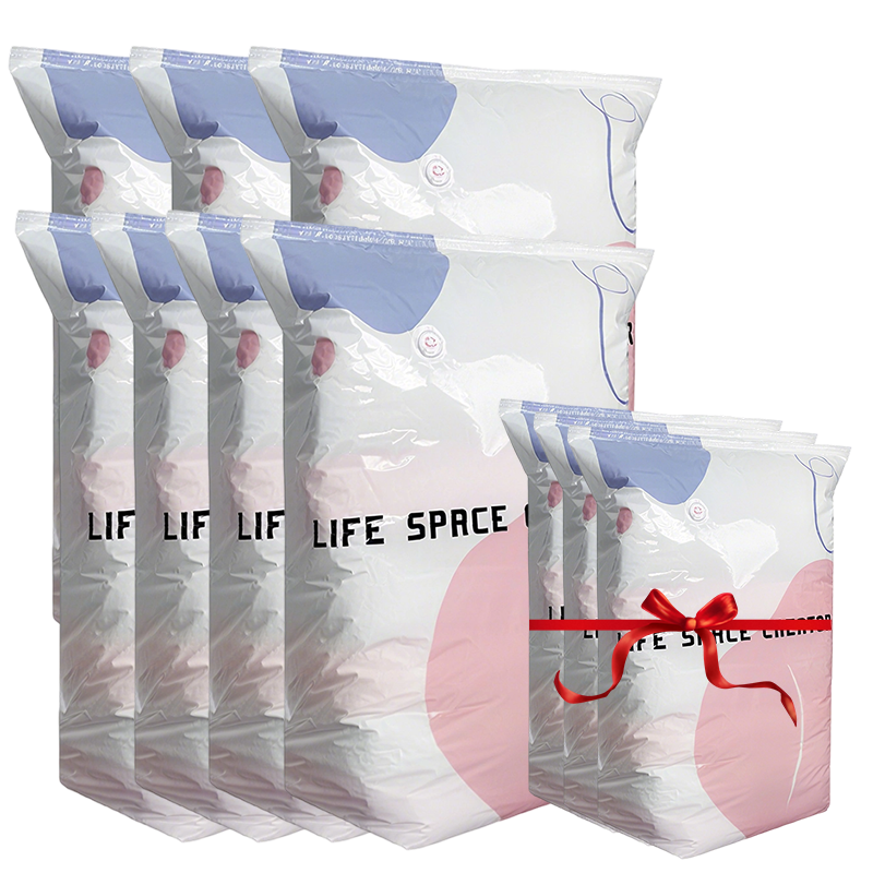 ⏳LAST DAY SALE ONLY £4.99!🏆🧳No-Pump Vacuum Storage Bags – Space-Saving Compression Bags for Clothes & Bedding