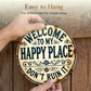 🔥Hot Sale🔥 Vintage "Happy Place" Metal Sign