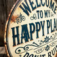 🔥Hot Sale🔥 Vintage "Happy Place" Metal Sign