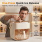 🔥Hot Sale🔥 50%OFF 2-in-1 Ice Cube Maker with Storage Bin