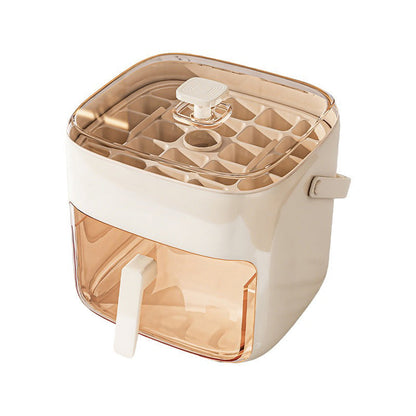 🔥Hot Sale🔥 50%OFF 2-in-1 Ice Cube Maker with Storage Bin