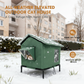 ⏳ Time-Limited Special ⏰ All-Weather Elevated Outdoor Cat House 🐱– Waterproof, Thermal Lining & Foldable🌧️