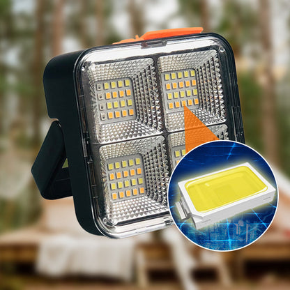 💥 Trending Picks - BUY 2 GET 1 FREE🛍️Portable Solar Work Light – 4-Mode Rechargeable LED Light for Outdoor & Emergency Use