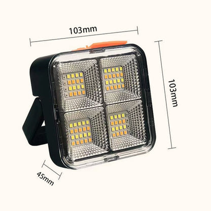 💥 Trending Picks - BUY 2 GET 1 FREE🛍️Portable Solar Work Light – 4-Mode Rechargeable LED Light for Outdoor & Emergency Use