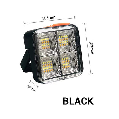 💥 Trending Picks - BUY 2 GET 1 FREE🛍️Portable Solar Work Light – 4-Mode Rechargeable LED Light for Outdoor & Emergency Use