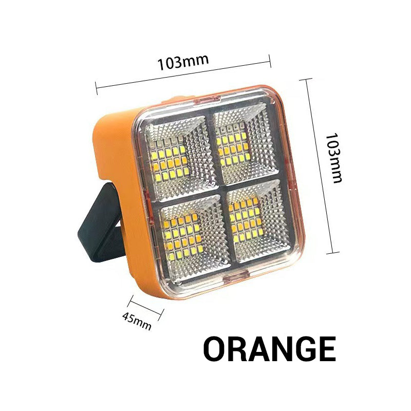 💥 Trending Picks - BUY 2 GET 1 FREE🛍️Portable Solar Work Light – 4-Mode Rechargeable LED Light for Outdoor & Emergency Use