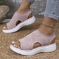 🎉 Final Chance £14.99 💰Women's Breathable Knit Platform Sandals ✨