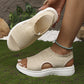 🎉 Final Chance £14.99 💰Women's Breathable Knit Platform Sandals ✨