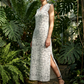 🌺 V-Neck Maxi Dress with Side Slit – Tropical & Abstract Prints, S-5XL. 46% OFF + Free Shipping!