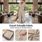 🤍 Elegant Two-Piece Set – Wrap V-Neck, Twist Waist, Capri Pants. 46% OFF Free Shipping!