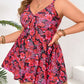 Women’s Spaghetti Straps Mini Swimdress & Triangle Bottom Set