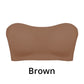 Women's Strapless Wireless Bra with Side Closure