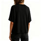 🌸 Timeless Crew-Neck Tee Ultra-Soft Breathable Blend Relaxed Oversized Silhouette 💫 Breezy Short Sleeves Daily Essential Save 49% Now!