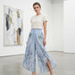 🌊 Floral High-Waist Wide-Leg Pants, Smocked Flexible Waist, Breathable Soft Fabric, 💫 Chic Side Slit, Effortless Vacation Style. Save 49% Now!