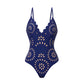 Women’s Sexy One Piece Swimsuit with Matching Swim Long Skirt