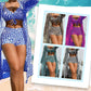 Women's 3-Piece Geometric Print Swimwear Set